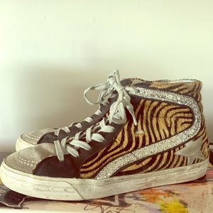 Golden goose deluxe high top sneakers